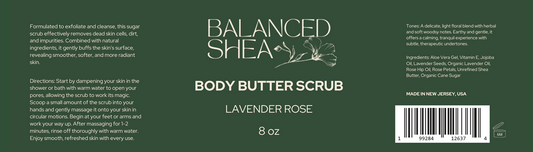 Lavender Rose Balanced Shea Body Butter Scrub