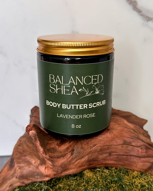 Lavender Rose Balanced Shea Body Butter Scrub