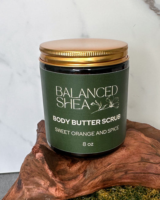 Sweet Orange & Spice Balanced Shea Body Butter Scrub