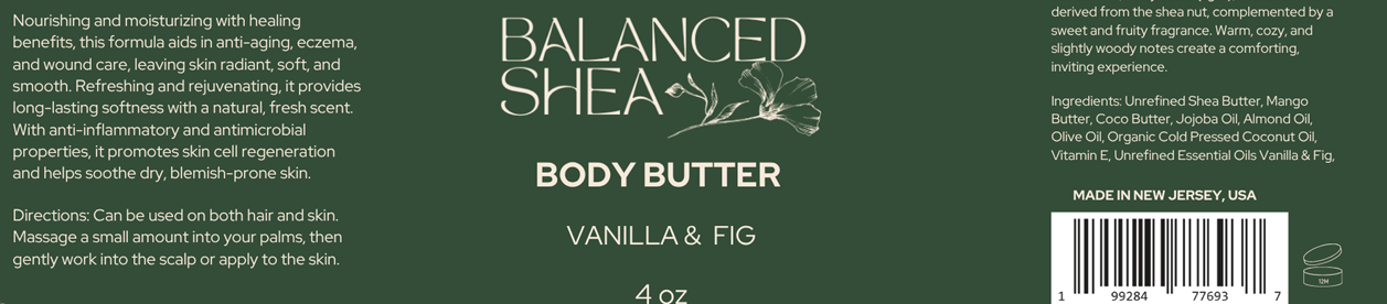 Vanilla & Fig Body Butter
